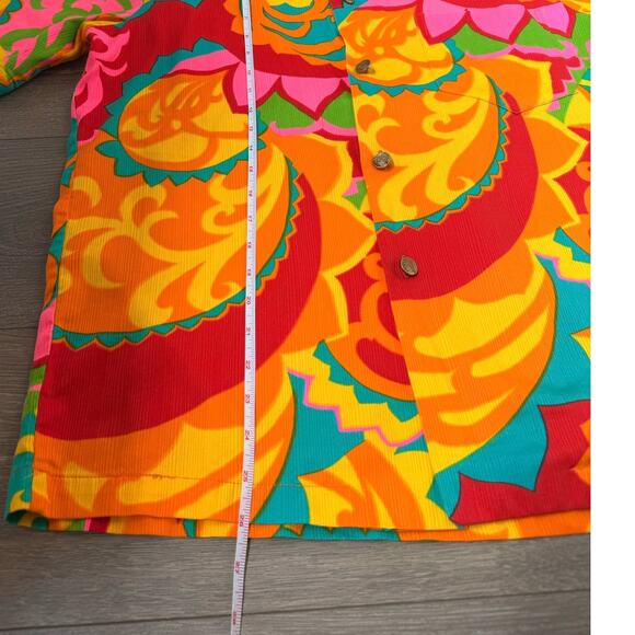 VINTAGE RARE 60s HAWAIIAN CASUALS BY STAN HICKS SHIRT ALOHA SURF LUAU ABSTRACT - Picture 6 of 7